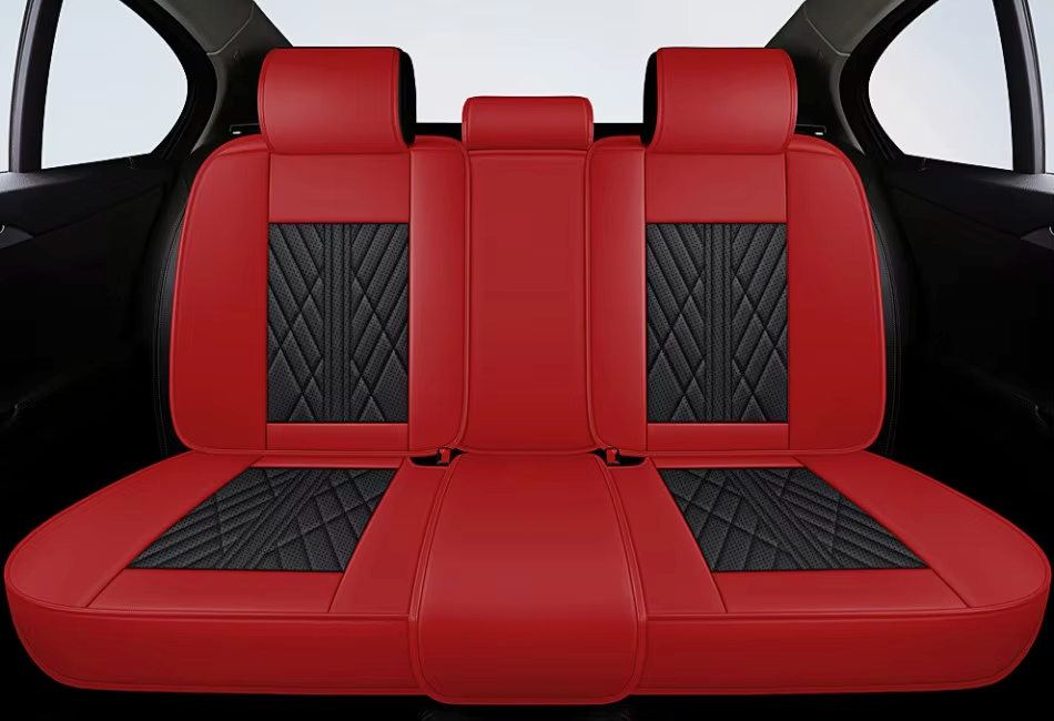 Housses de siège auto Ultra noires et rouges
