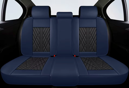 Housses de siège auto Ultra noires et bleu marine